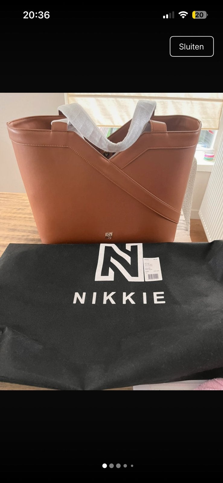 Nikkie tas, Ophalen of Verzenden, Zo goed als nieuw, Handtas