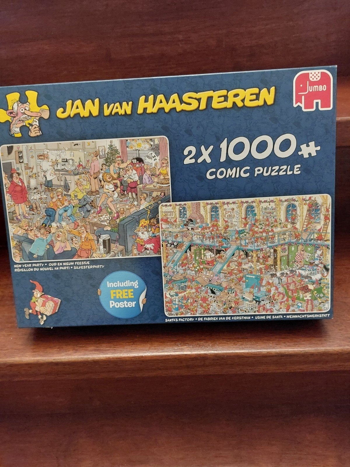 van Haasteren 2stuks - Oud en Nieuw & Santa's Fa, Ophalen of Verzenden