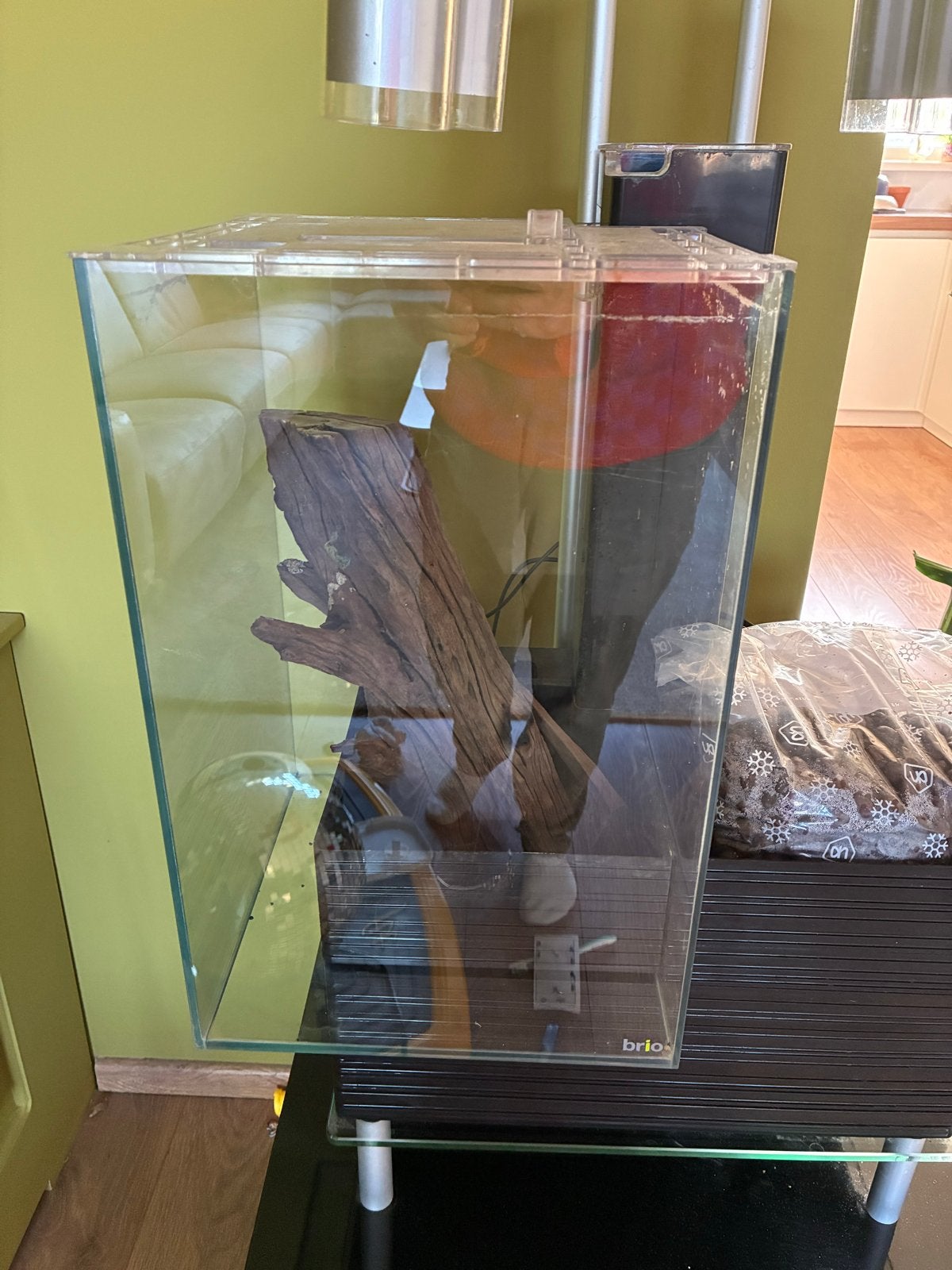 Brio35 eco systeem aquarium, Ophalen, Zo goed als nieuw, Leeg aquarium