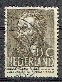 Nederland 1939 nr. 318 Matthijs Maris Schilder DOMBURG, Verzenden, Gestempeld, Overige thema's