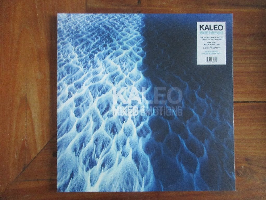 Kaleo Mixed Emotions - Blue/black marbled opaque, Ophalen of Verzenden, Zo goed als nieuw, 12 inch