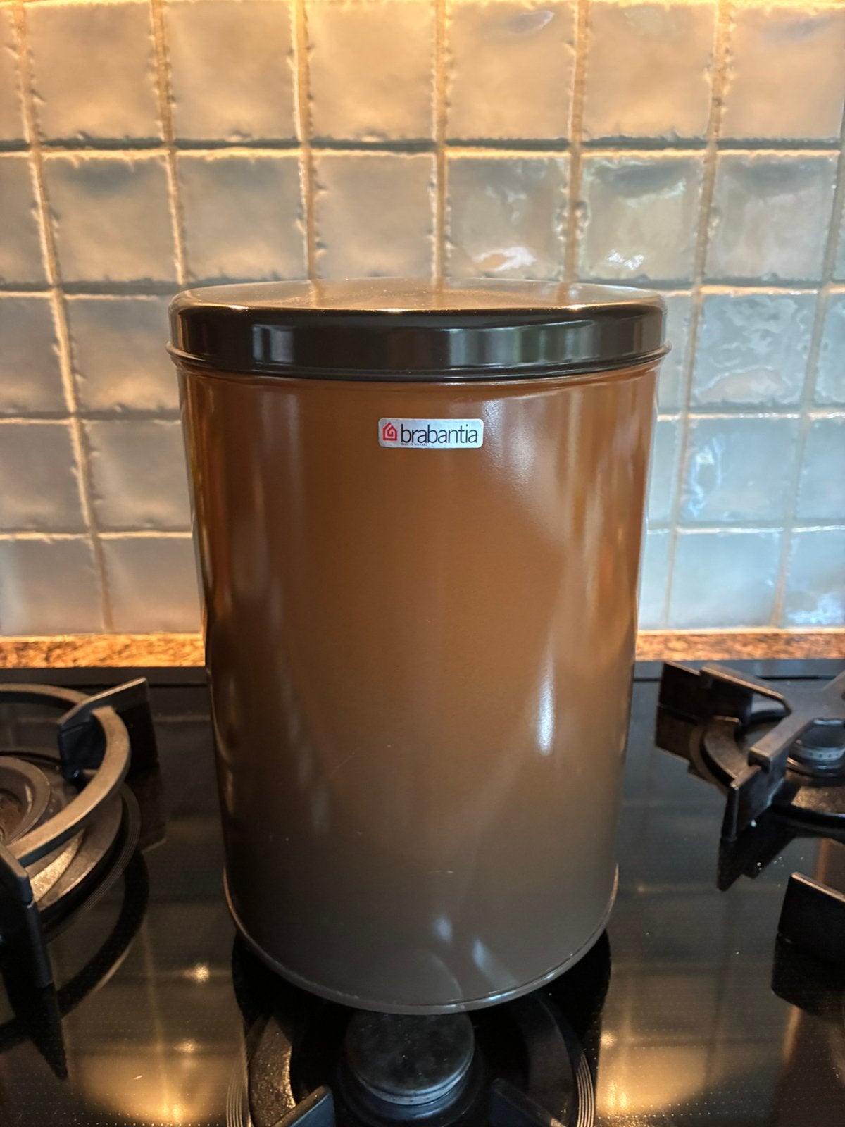 Retro Brabantia voorraadbus, Ophalen of Verzenden, Gebruikt, Overige