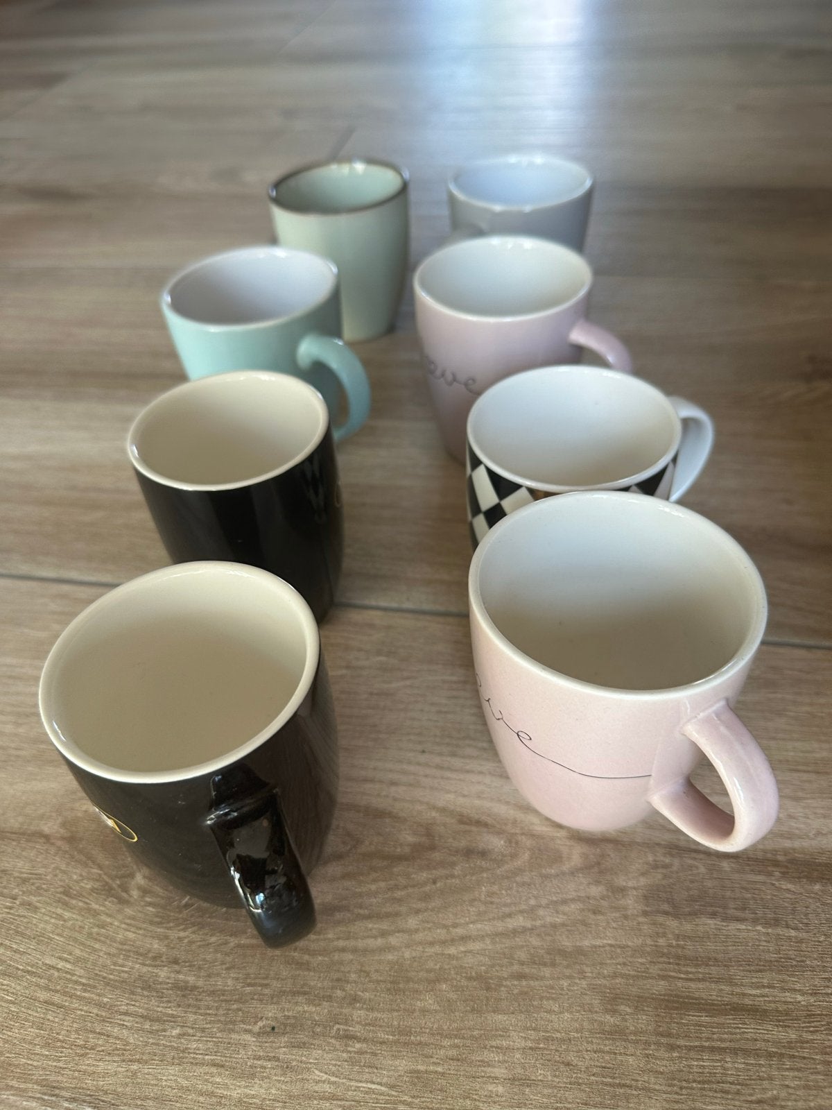 Diverse koffiekopjes - set van 8, Ophalen of Verzenden, Gebruikt, Keramiek, Kop(pen) en/of Schotel(s)