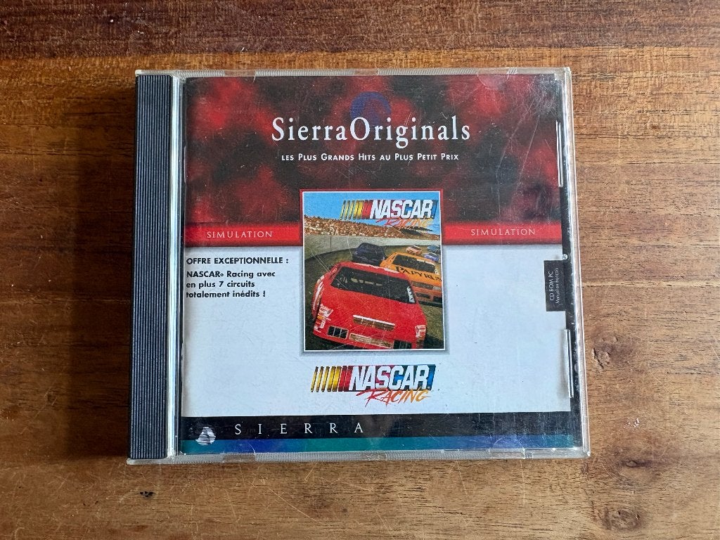 Cd-rom NASCAR Racing uit de 'Sierra Originals'-reeks, Spelcomputers en Games, Games | Pc, 1 speler, Racen en Vliegen, Ophalen of Verzenden