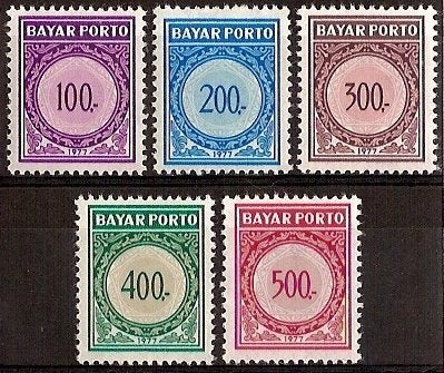 Indonesie Port 56/60 postfris 1977, Ophalen of Verzenden, Postfris, Zuidoost-Azië