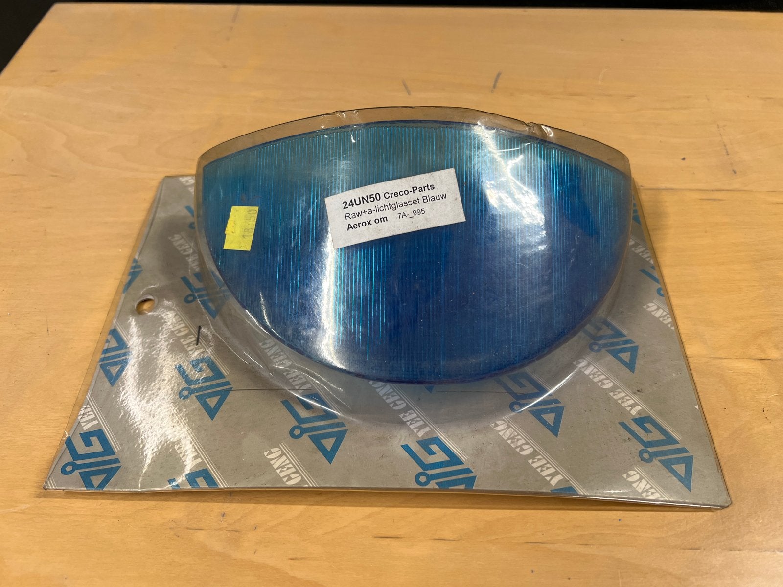 Blauw koplampglas voor Yamaha Aerox - Nieuw, Ophalen of Verzenden, Nieuw, Koplamp, Yamaha