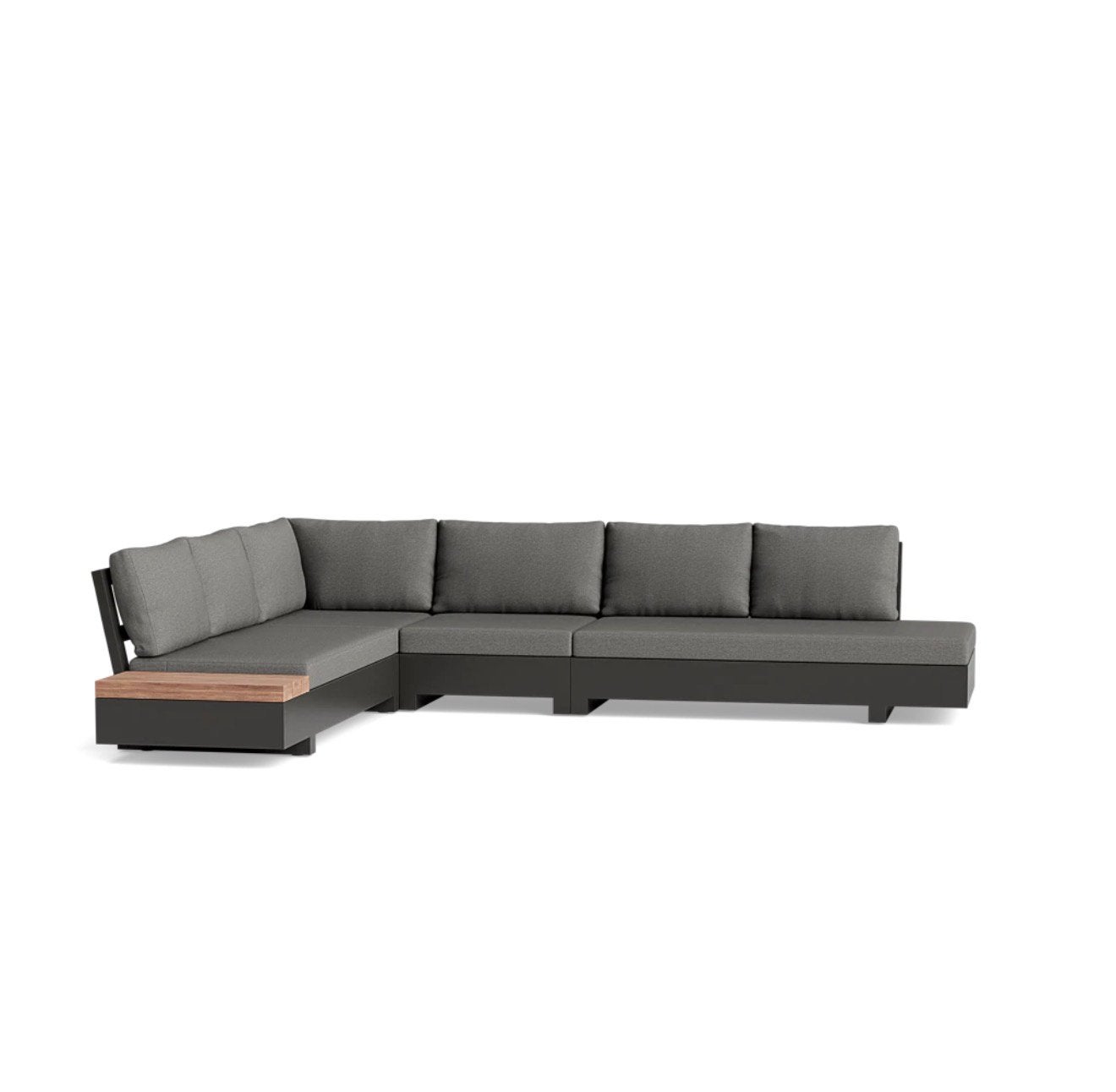 Life loungeset edge all weather khaki HOEZEN, Ophalen of Verzenden, Zo goed als nieuw, Aluminium