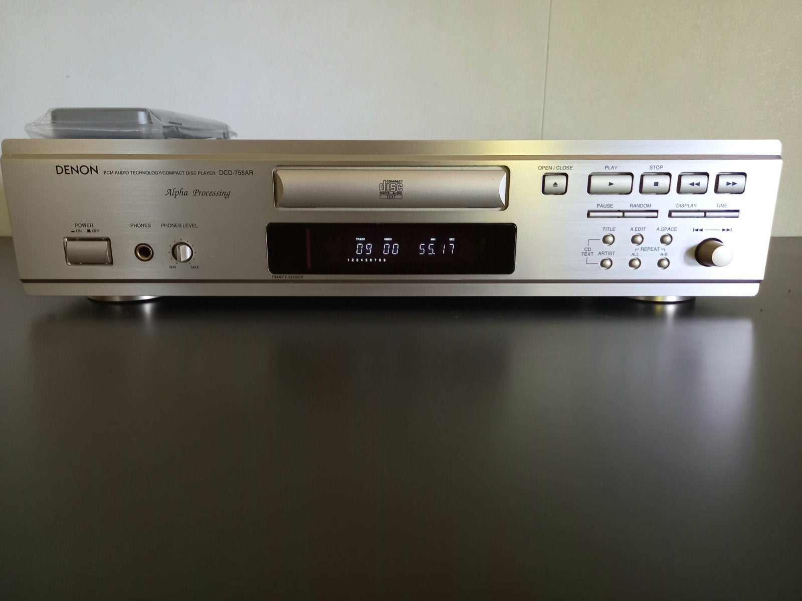 DENON DCD 755AR ALPHA-PROCESSING 2X BURR-BROWN DACS INCL A.B, Ophalen of Verzenden, Gebruikt, Overige merken