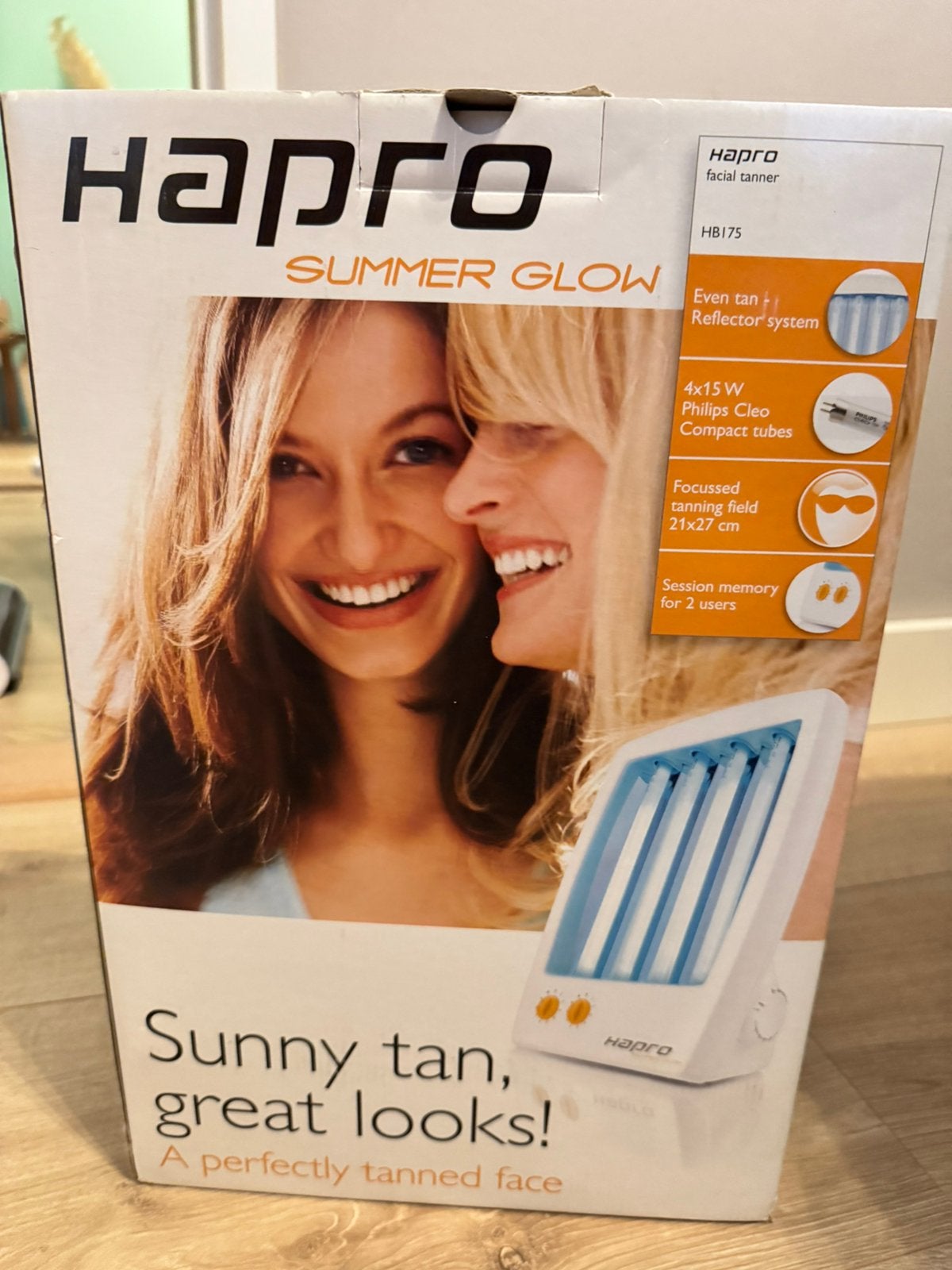 Hapro summer glow gezichtsbruiner, Ophalen, Zo goed als nieuw, Gezichtsbruiner, Minder dan 10 lampen