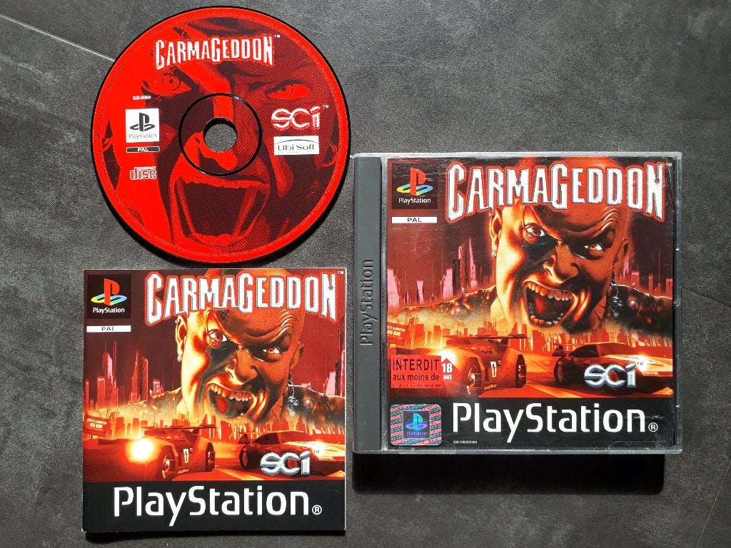 PS1 - Carmageddon - PlayStation 1, Avontuur en Actie, 1 speler, Ophalen of Verzenden, Zo goed als nieuw