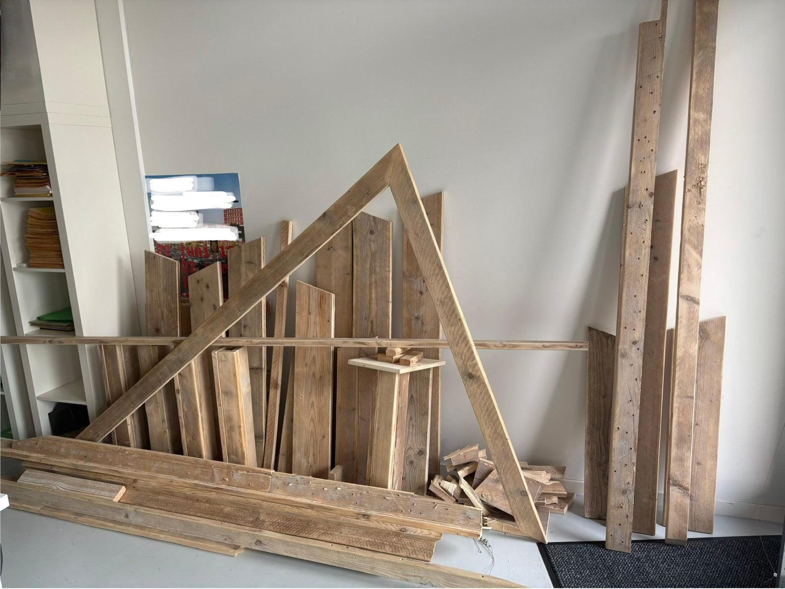 GRATIS HOUT, Doe-het-zelf en Verbouw, Hout en Planken, Ophalen, Gebruikt, 200 tot 250 cm, Plank