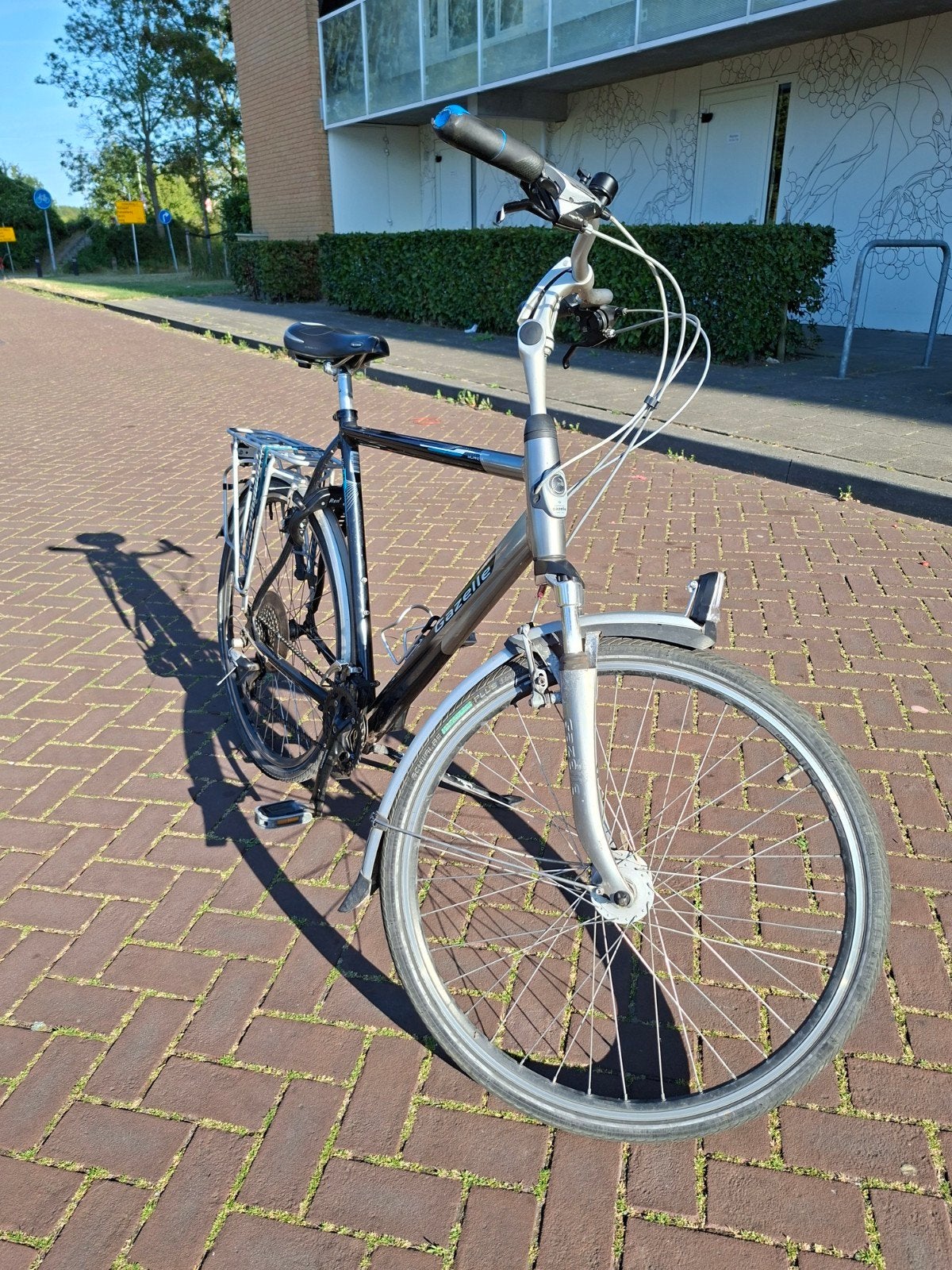 Gazelle herenfiets/hybride - Framemaat 60 cm - Goede staat, Fietsen en Brommers, Fietsen | Heren | Herenfietsen, Ophalen, Gebruikt