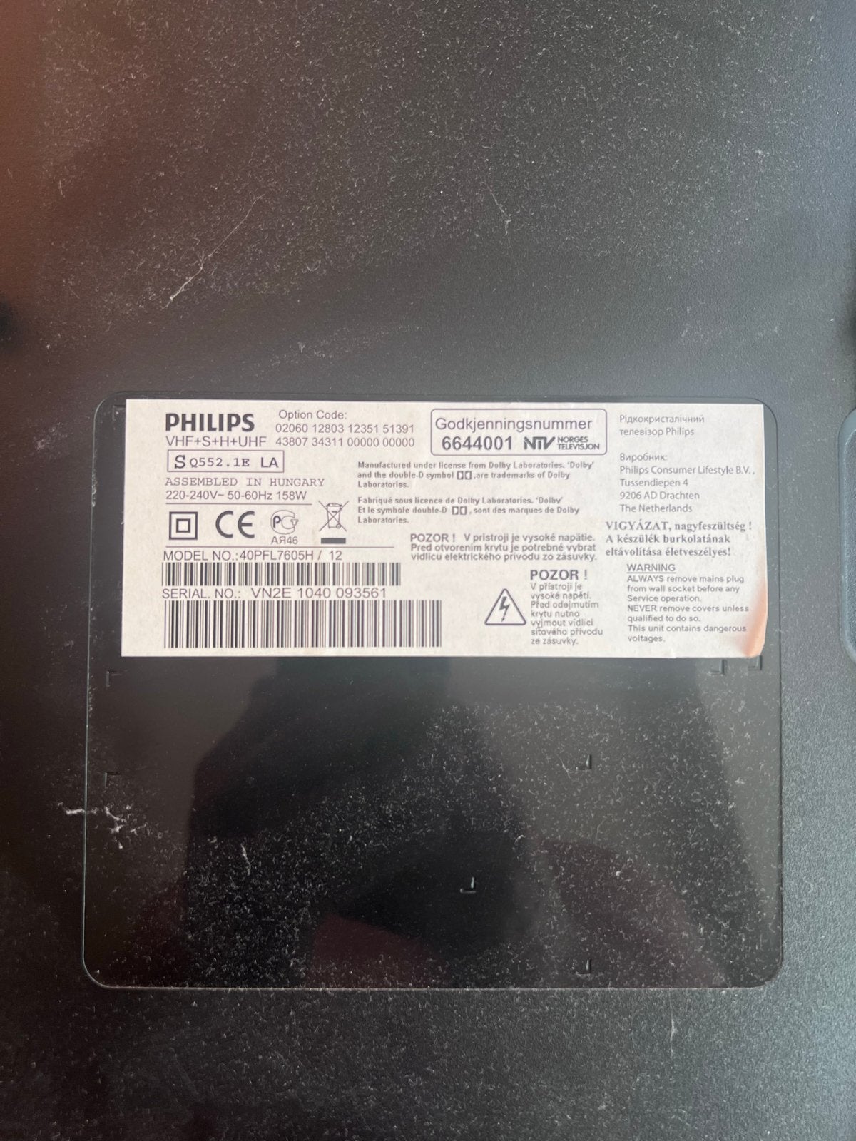 Philips 40PFL7605H/12 Full HD LCD TV, Ophalen, Philips, Gebruikt, 50 Hz
