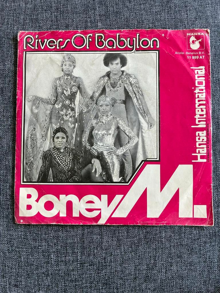 Boney M. - Rivers Of Babylon vinyl single, Gebruikt, 7 inch, Single, 1970 - 1979
