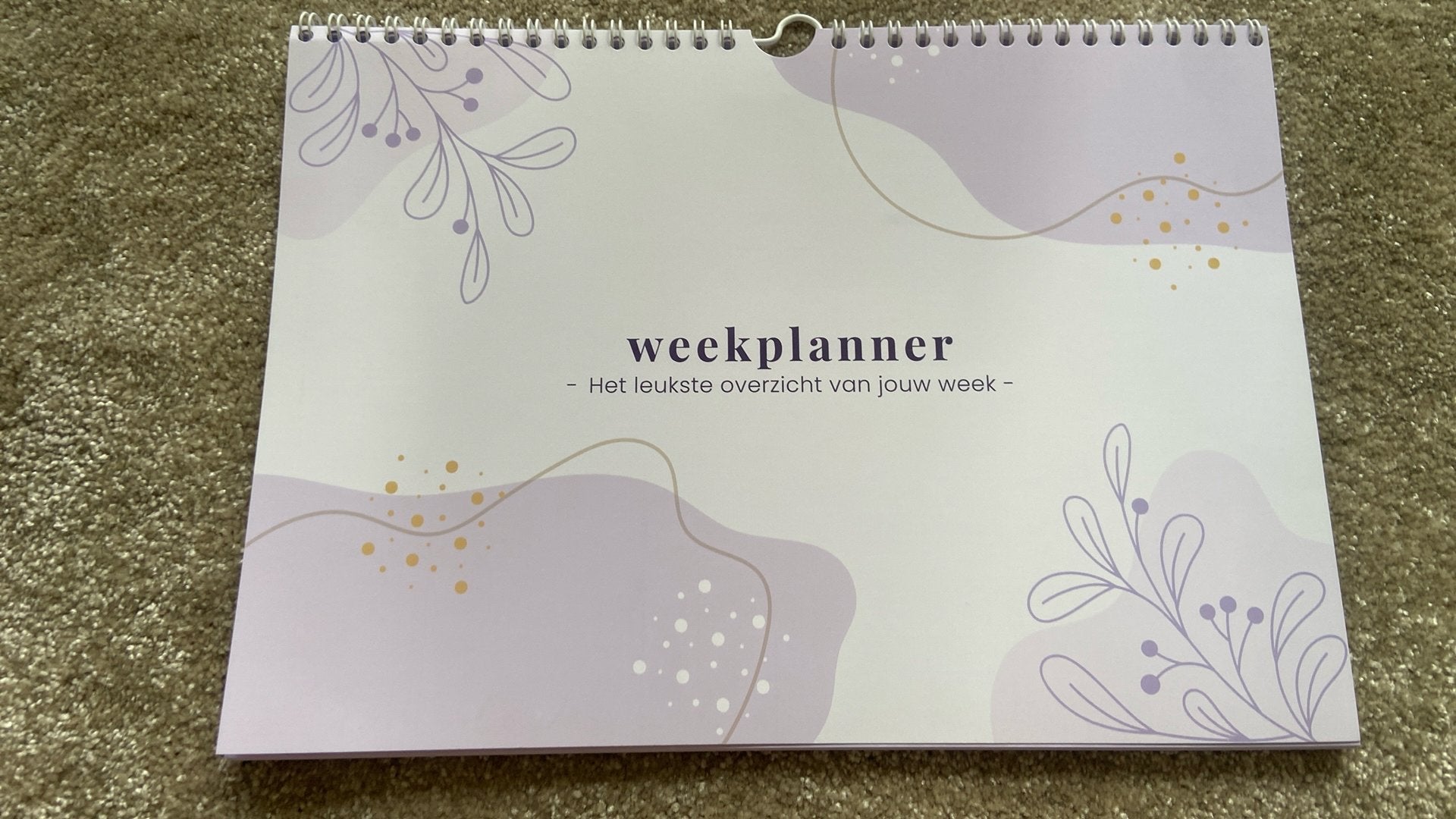 Paarse Weekplanner voor kinderen (nieuw), Diversen, Agenda's, Ophalen of Verzenden, Zo goed als nieuw