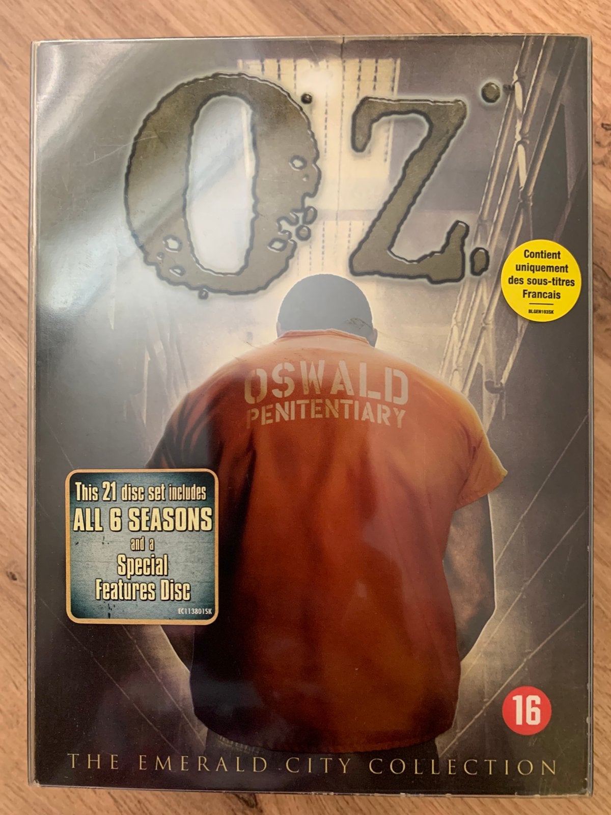 Oz Oswald penitentiary DVD box, Vanaf 16 jaar, Ophalen of Verzenden, Gebruikt, Boxset