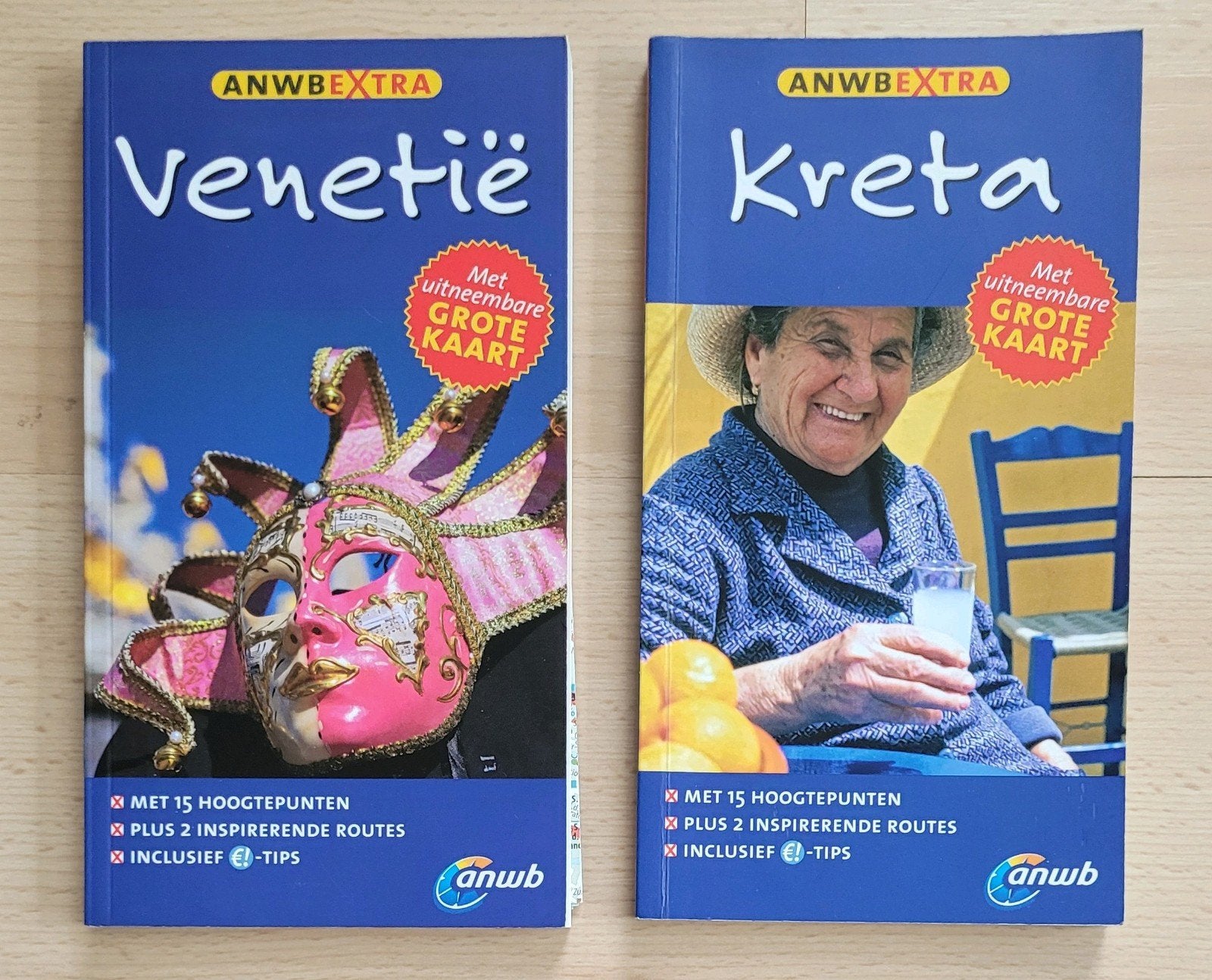 ANWB Extra reisgids Kreta Venetië, Europa, Ophalen of Verzenden, Zo goed als nieuw, Reisgids of -boek