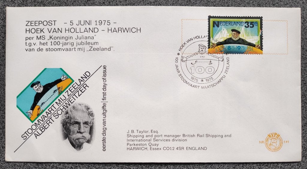 FDC E141 met alleen NVPH 1073 en speciaal stempel, Verzenden, Nederland