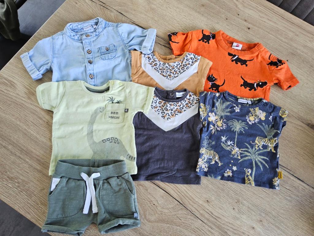 Zomer babykleding maat 56, Kinderen en Baby's, Babykleding | Maat 56, Ophalen of Verzenden, Gebruikt, Jongetje, Shirtje of Longsleeve