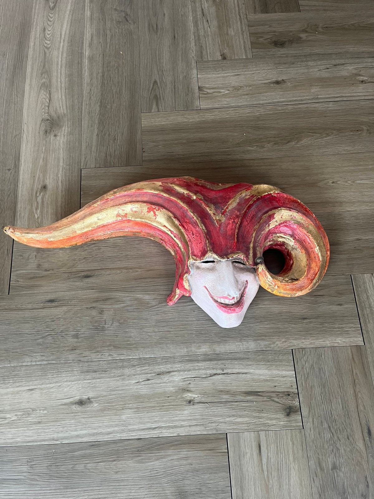 Venetiaans masker groot, Huis en Inrichting, Ophalen, Zo goed als nieuw