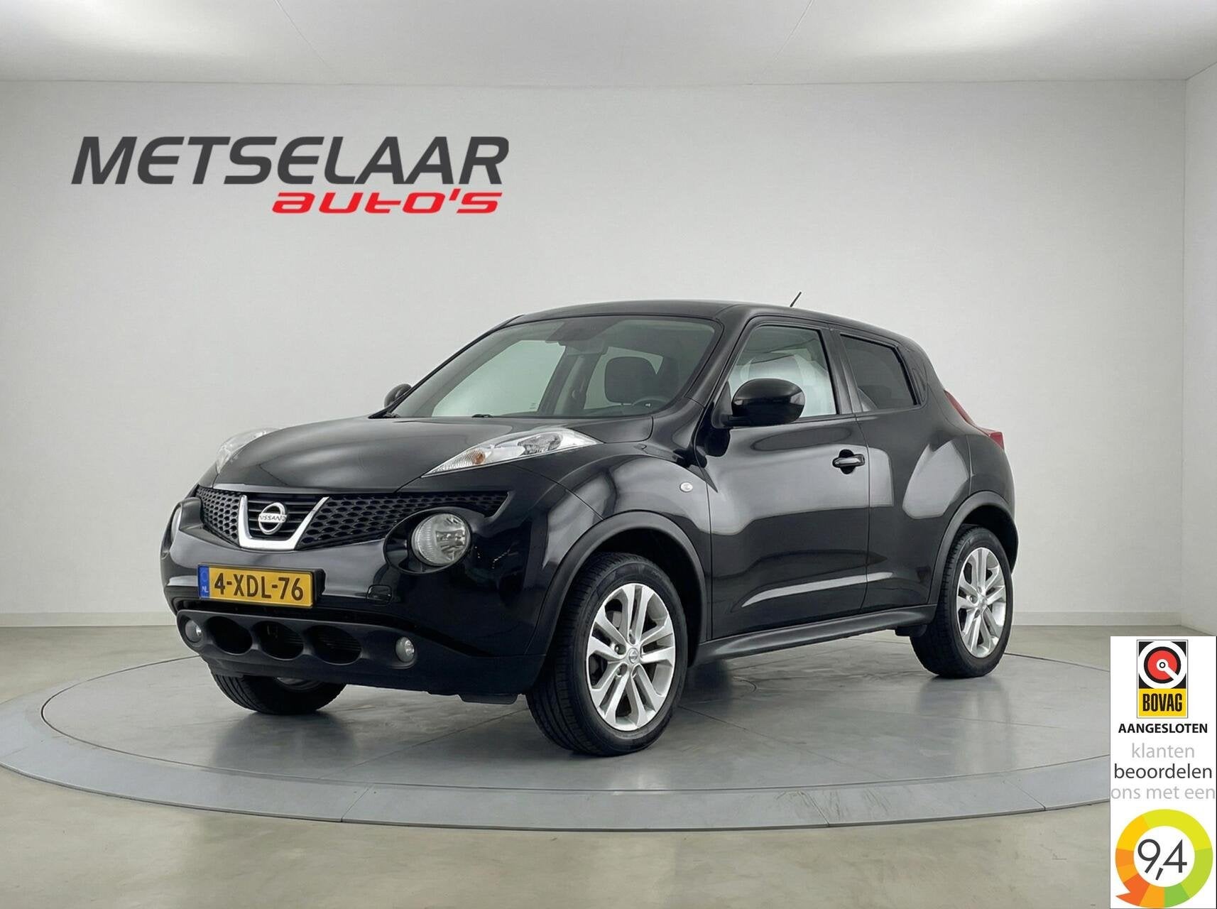 Nissan Juke 1.6 Acenta, Auto's, Euro 5, Zwart, 4 cilinders, Bruin