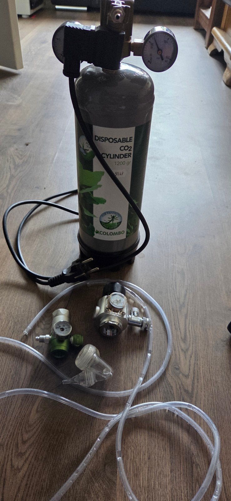 co2 set, Dieren en Toebehoren, Vissen | Aquaria en Toebehoren, Ophalen, Gebruikt