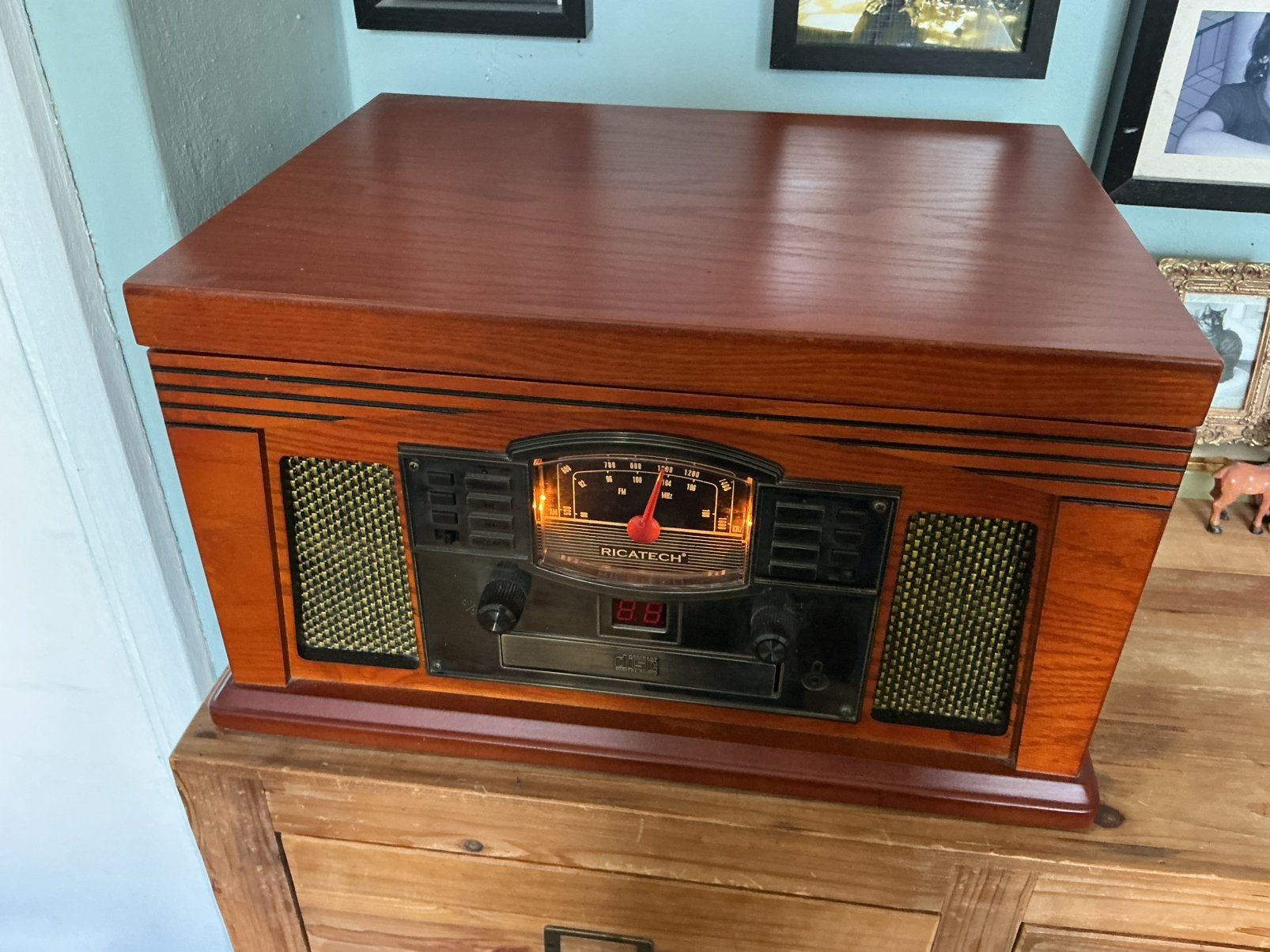 Ricatech radio, platenspeler, cd-speler en cassettespeler., Ophalen of Verzenden, Zo goed als nieuw, Radio, Met cd-speler
