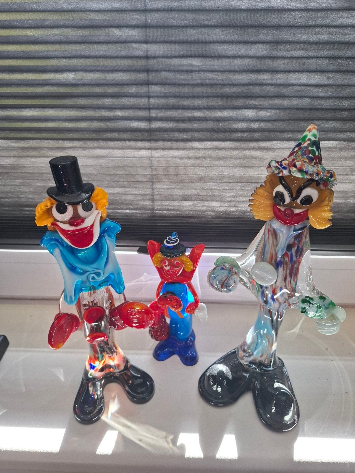 3 murano clowntjes, Ophalen of Verzenden, Zo goed als nieuw