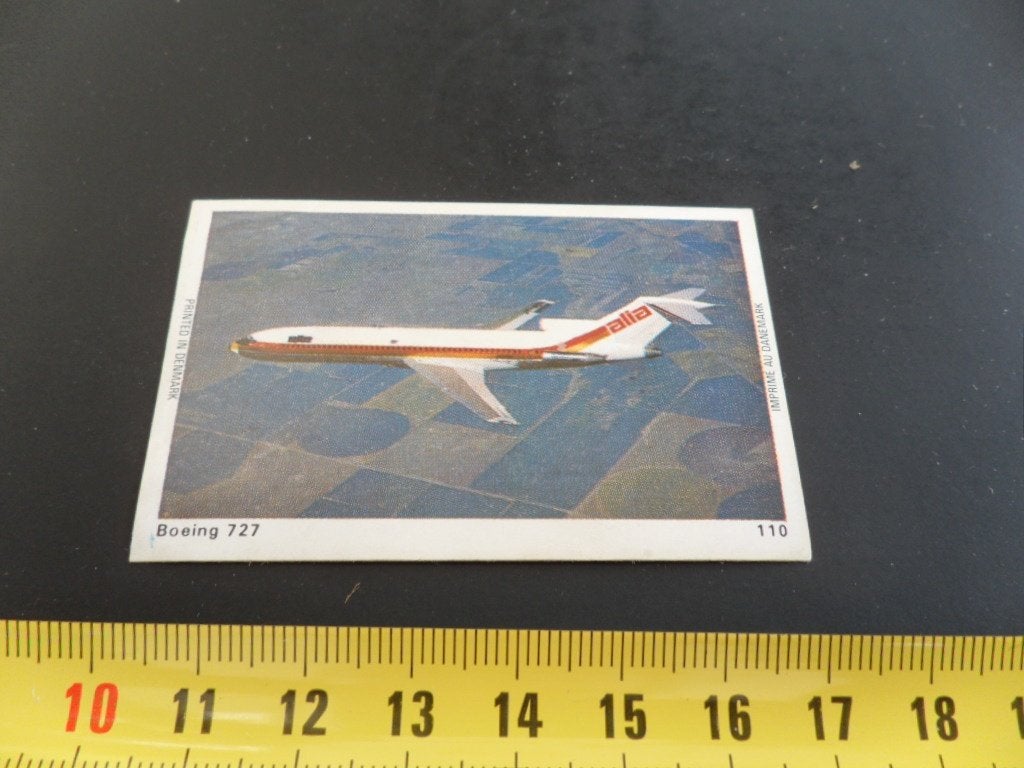 sticker vliegtuig ALIA boeien 727, Ophalen of Verzenden, Zo goed als nieuw