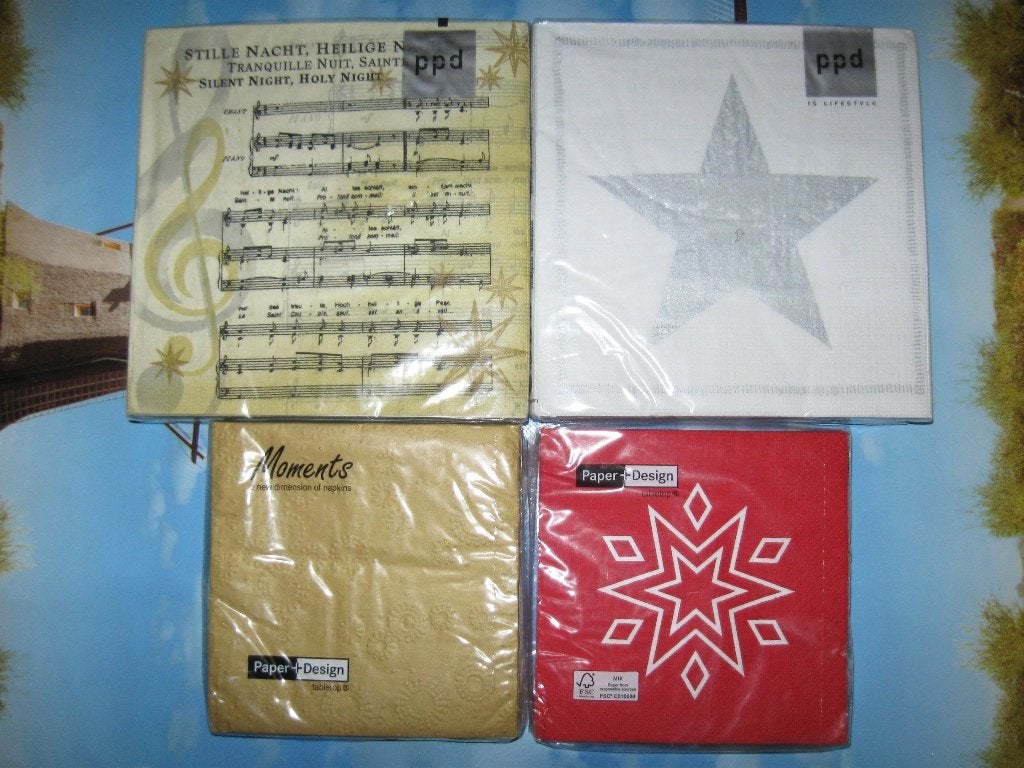 Servetten kerst, Ophalen, Nieuw