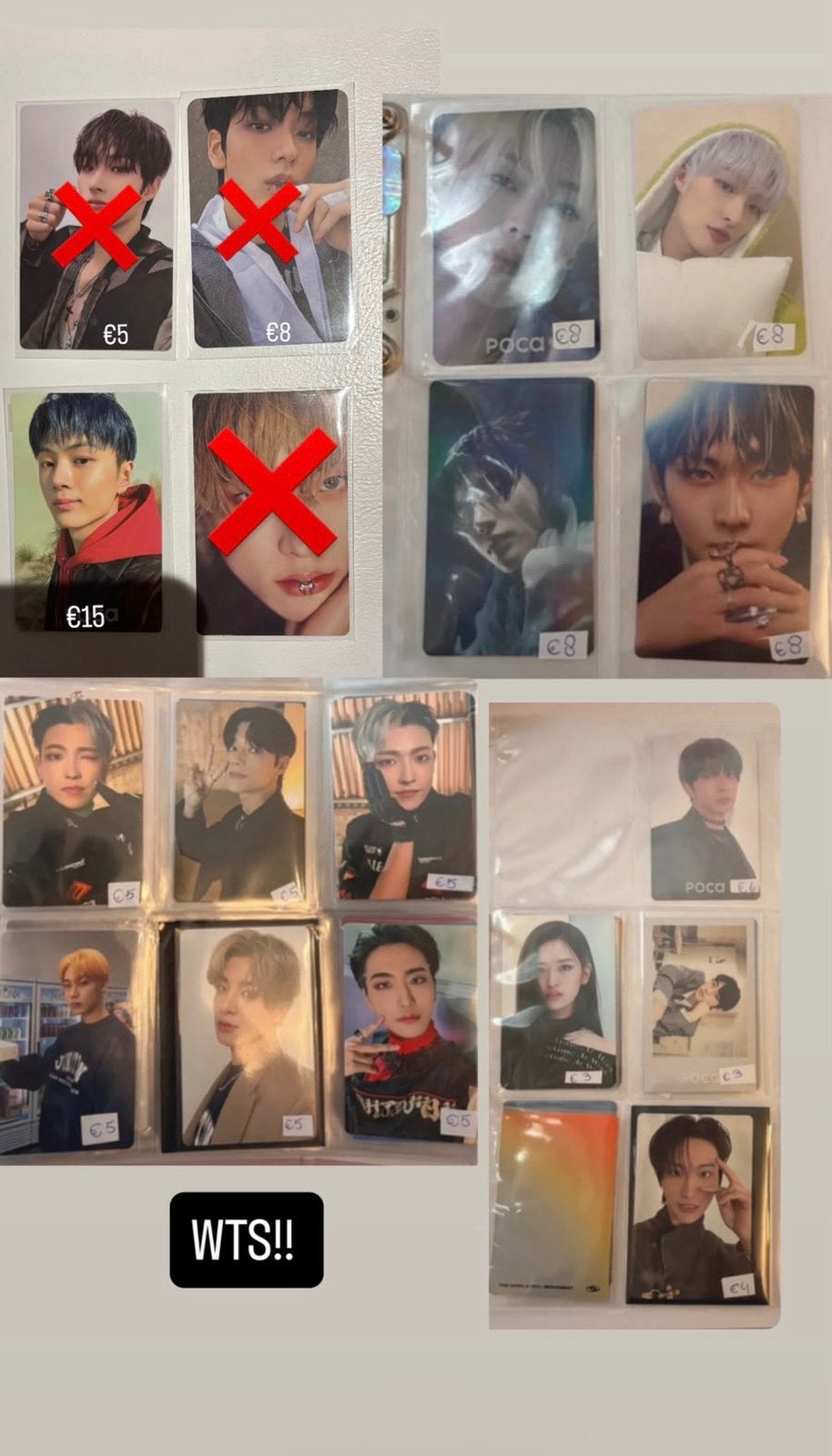 Kpop photocards. Ateez, Enhypen, IVE, Ophalen of Verzenden, Zo goed als nieuw, Foto of Kaart