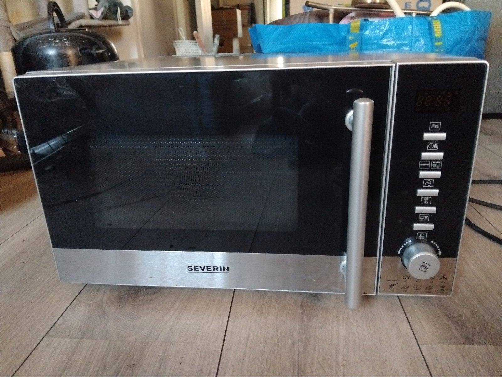 Severin Combimagnetron MW 9722 - Zo goed als nieuw, Witgoed en Apparatuur, Magnetrons, Zo goed als nieuw, Vrijstaand, Combimagnetron