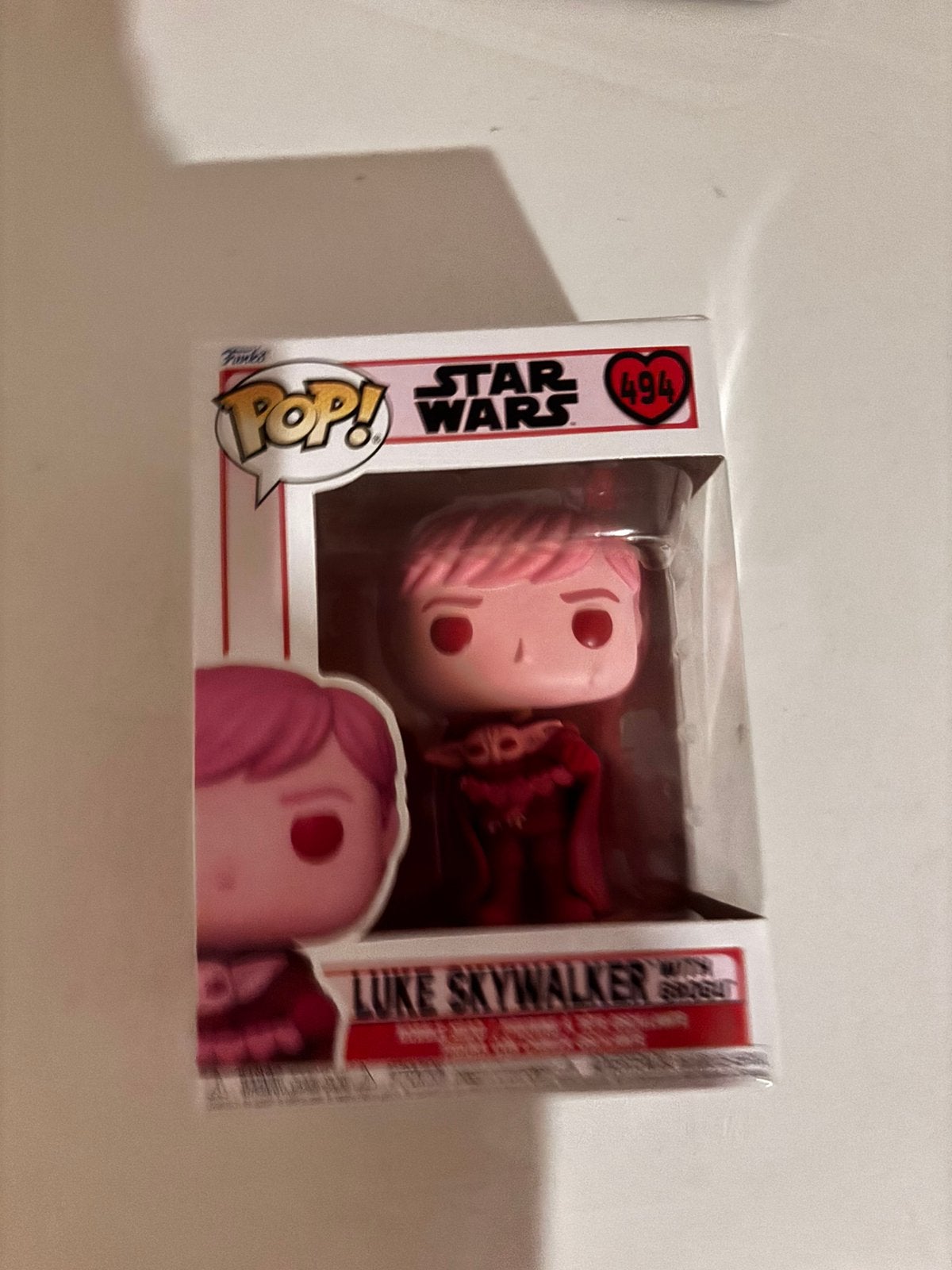Luke Skywalker with Grogu FUNKO POP, Verzamelen, Poppetjes en Figuurtjes, Ophalen of Verzenden, Zo goed als nieuw