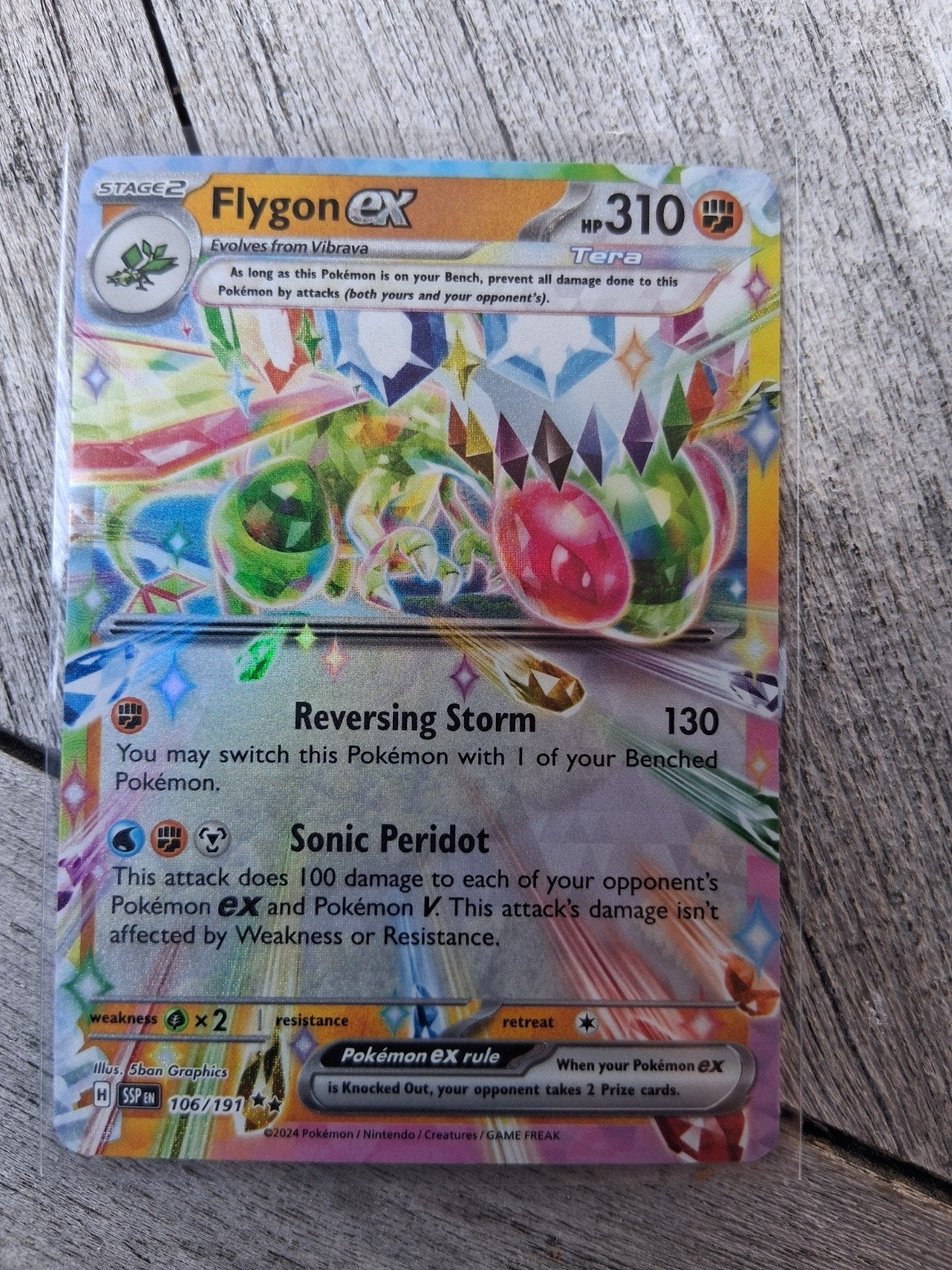 Pokémon TCG Tera Ex Kaarten - Hydreigon, Flygon, Tatsugiri, Ophalen, Zo goed als nieuw, Meerdere kaarten, Foil
