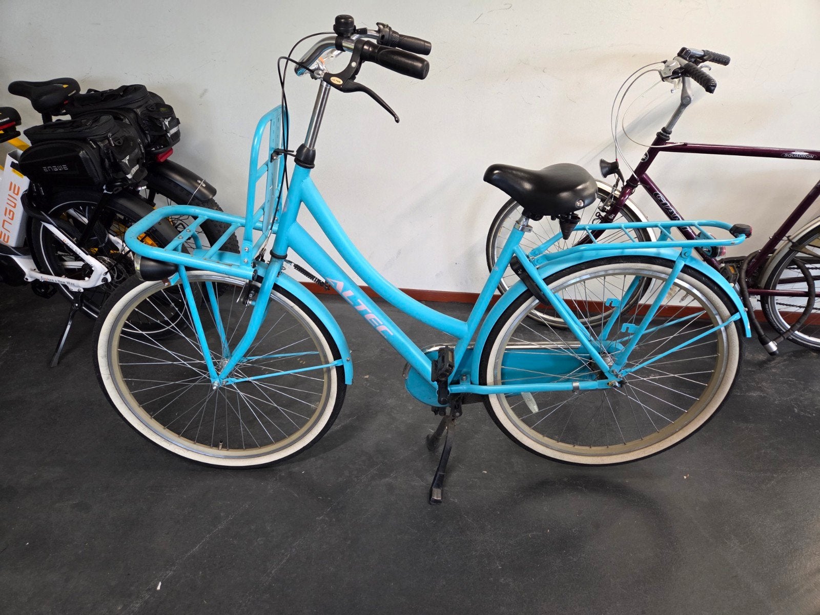 Altec Transportfiets Dames - Lichtblauw, Velgrem, 47 tot 50 cm, Ophalen, Overige merken