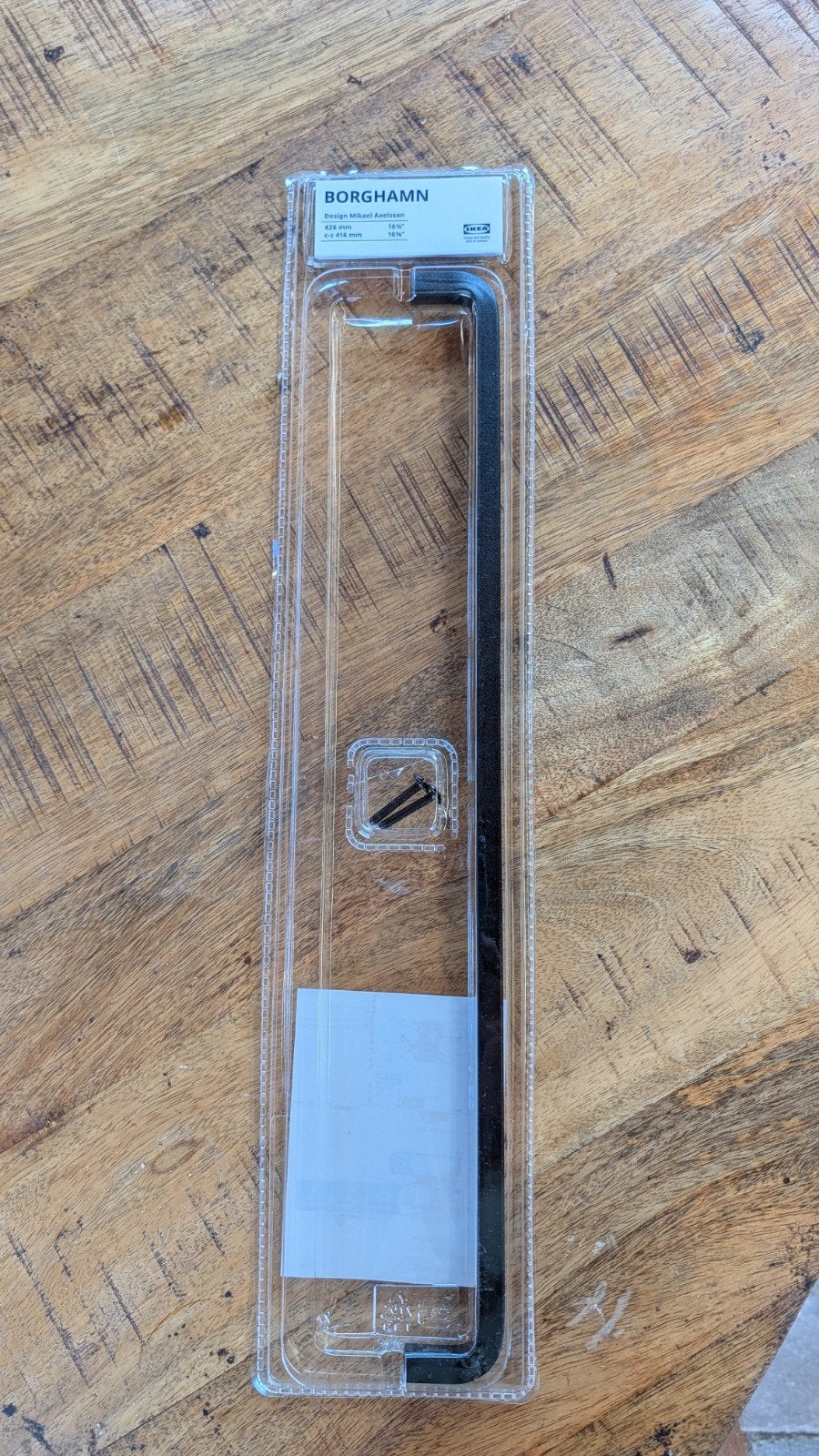 Borghamn handgreep zwart, Ophalen of Verzenden, Minder dan 25 cm, Minder dan 50 cm, Minder dan 100 cm