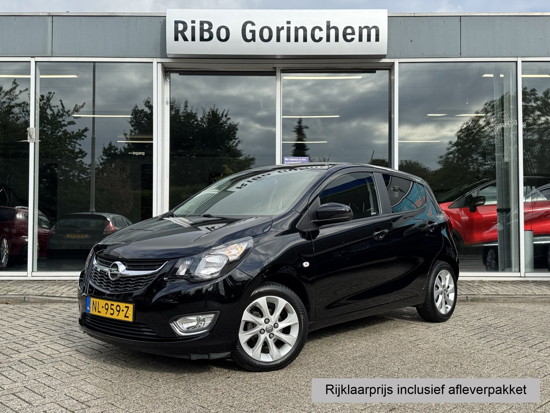 Opel KARL 1.0 ecoFLEX Innovation * Airco * Cruise control *, Voorwielaandrijving, Gebruikt, Zwart, Origineel Nederlands