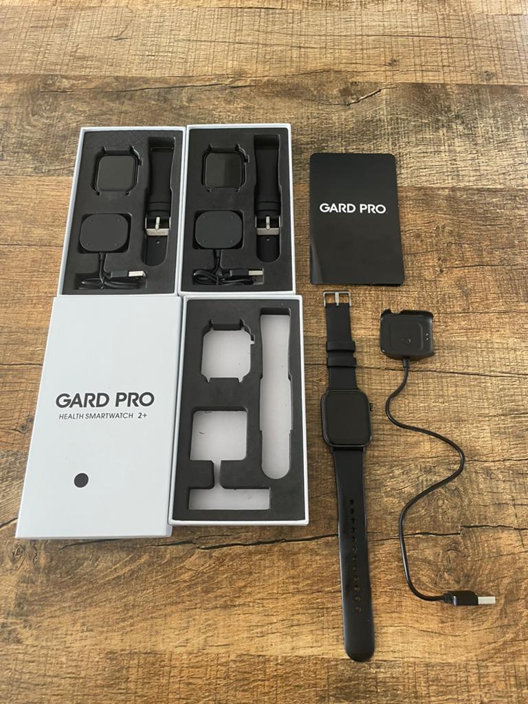 Gard Pro Health Smartwatch 2+, Sieraden, Tassen en Uiterlijk, Smartwatches, Ophalen, Zo goed als nieuw, Zwart