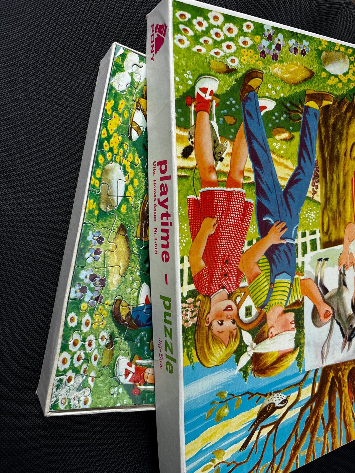 Vintage Playtime Jigsaw Puzzel Pony Uitg. Hamer/Assen, Ophalen of Verzenden, Meer dan 50 stukjes, Gebruikt, 4 tot 6 jaar