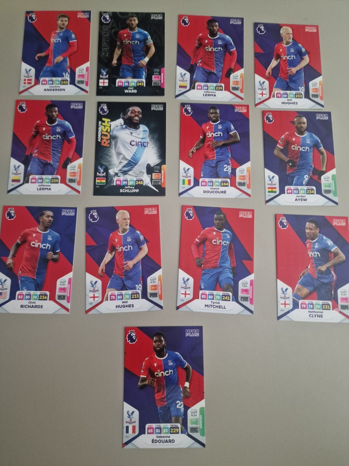 Panini Adrenalyn XL Premier League 2024 Crystal Palace, Ophalen, Zo goed als nieuw, Stickers en Plaatjes