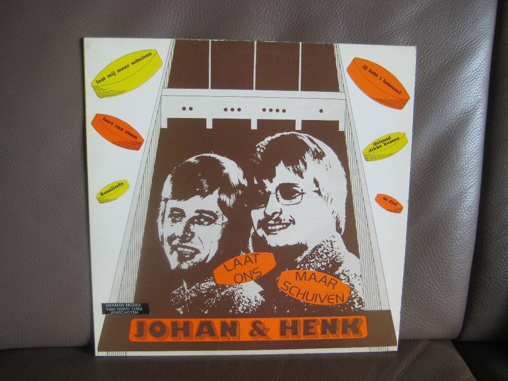 Johan & Henk – Laat Ons Maar Schuiven, Cd's en Dvd's, Vinyl | Nederlandstalig, LP, Ophalen of Verzenden, Zo goed als nieuw, Levenslied of Smartlap
