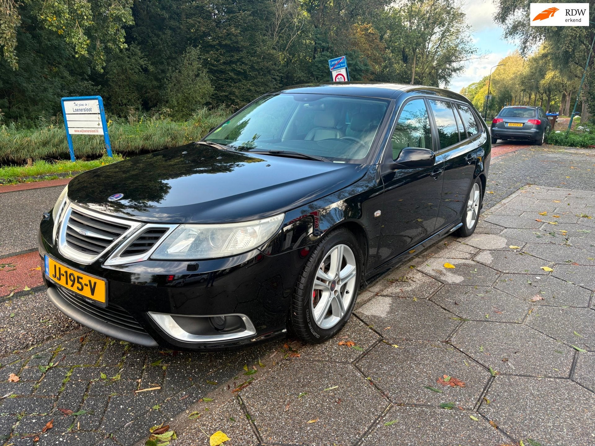 Saab 9-3 Sport Estate 2.8 T V6 Aero 4WD-BTW auto., Auto's, Automaat, Dealer onderhouden, Gebruikt, Beige