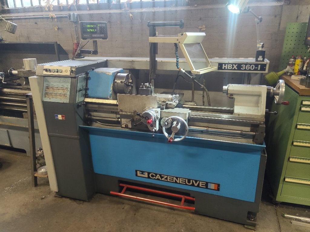 Cazeneuve HBX 360 Draaibank, Ophalen, Gebruikt, Metaaldraaibank, 500 tot 1000 mm