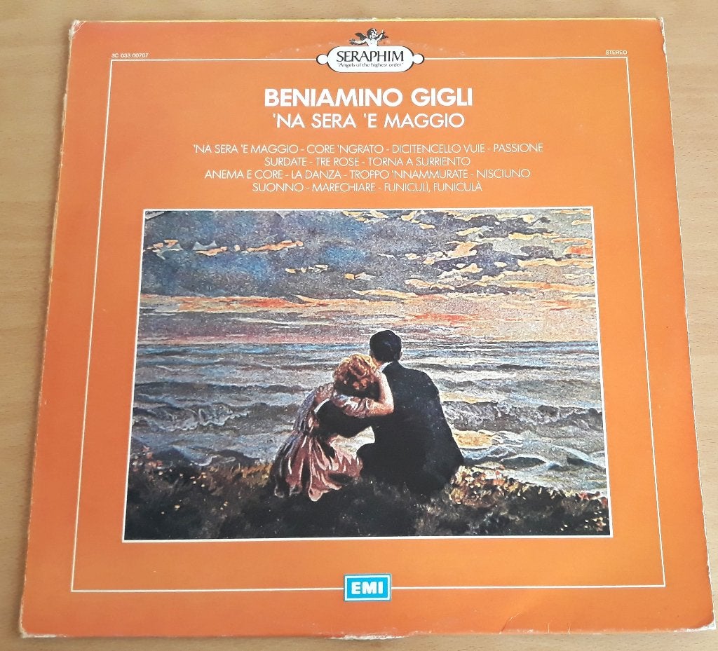 Beniamino Gigli ‎– 'Na Sera 'E Maggio - Lp is krasloos, LP, Ophalen of Verzenden, Zo goed als nieuw, Romantiek
