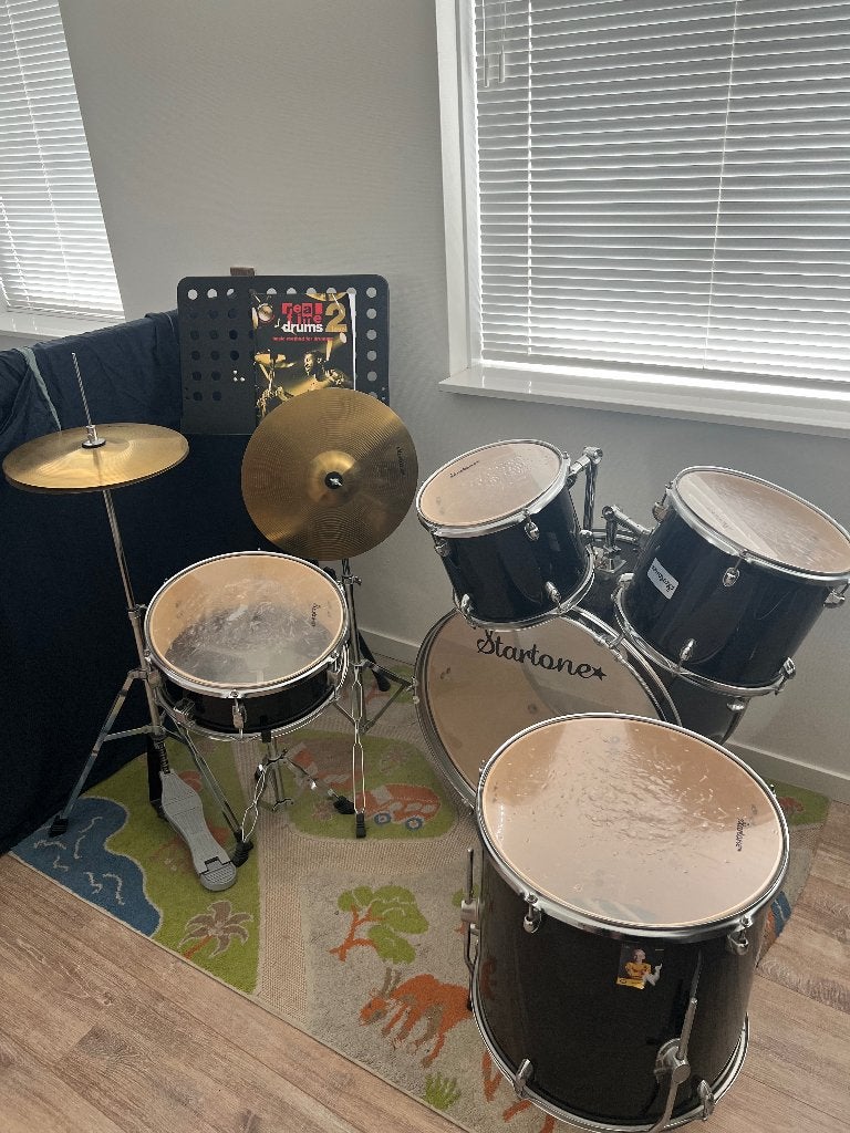 Drumstel, Muziek en Instrumenten, Drumstellen en Slagwerk, Ophalen, Gebruikt, Overige merken