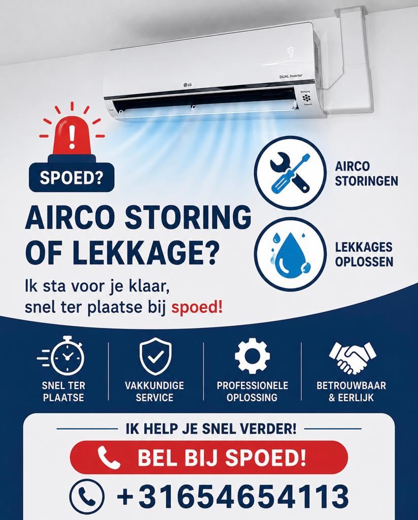 AIRCO STORING LEKKAGES SPOED, Ophalen of Verzenden, Nieuw
