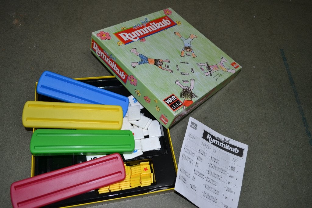 rummikub junior spel, Een of twee spelers, Ophalen of Verzenden, Zo goed als nieuw, Jumbo