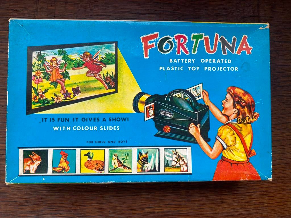 Fortuna projector met slides, Ophalen of Verzenden, Gebruikt