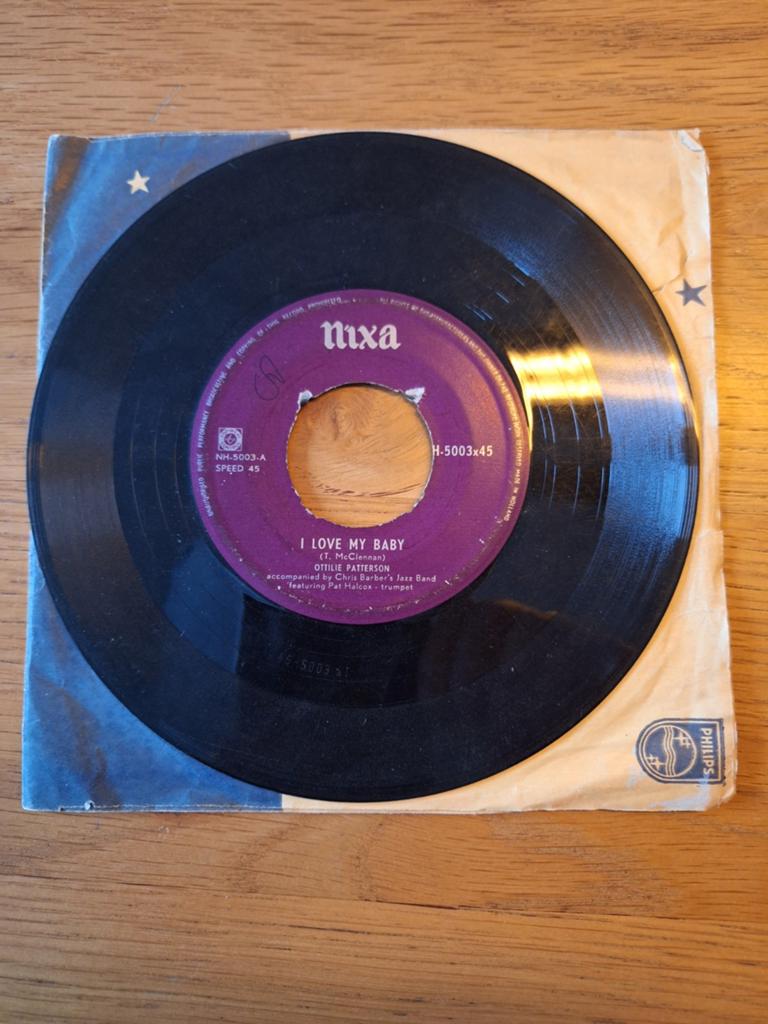 Ottilie Patterson - I Love My Baby (Nixa Single), Gebruikt, Voor 1960, 7 inch, Single