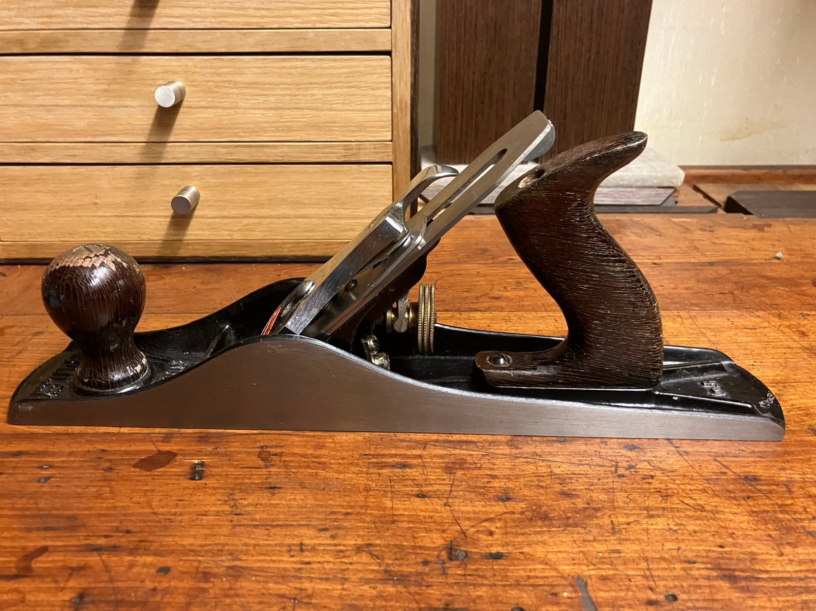 Stanley No.5 blokschaaf, Antiek en Kunst, Antiek | Gereedschap en Instrumenten, Ophalen of Verzenden